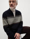 Chest Stripe Knitted Polo Shirt